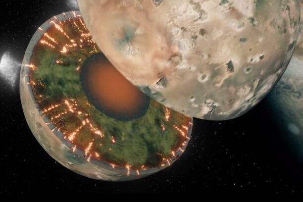 Миссия Juno зафиксировала одно из крупнейших вулканических извержений в Солнечной системе на спутнике Юпитера Ио.